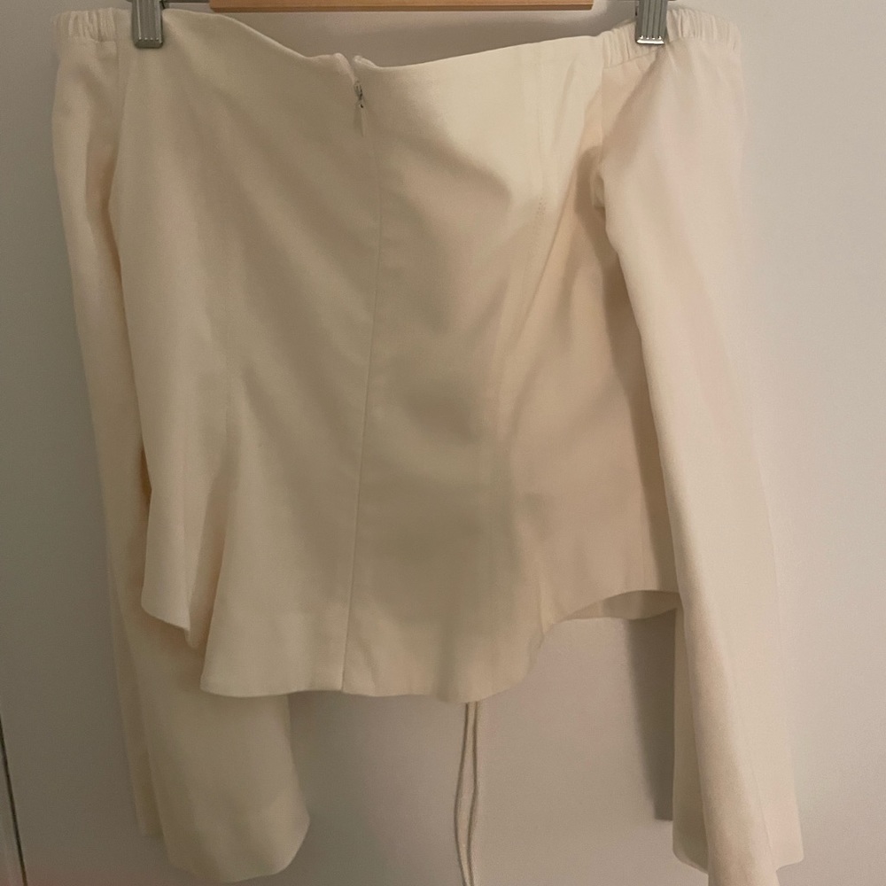 Orseund Iris off the shoulder ivory top - Picture 6 of 7